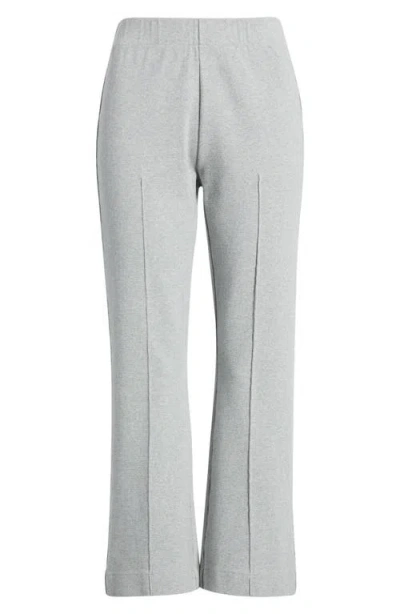 Caslonr Caslon(r) Stretch Cotton Crop Kick Flare Pants In Grey Heather