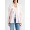 Caslonr Caslon(r) Stripe Linen Blend Blazer In Pink Balm