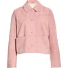 Caslonr Caslon(r) Suede Jacket In Pink