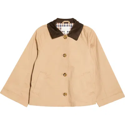Caslonr Caslon(r) Swing Cropped Trench Jacket In Tan Tannin