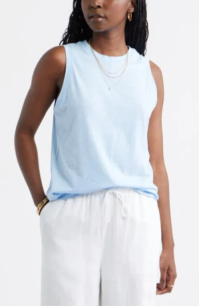 Caslonr Caslon(r) Swing Sleeveless Top In Blue