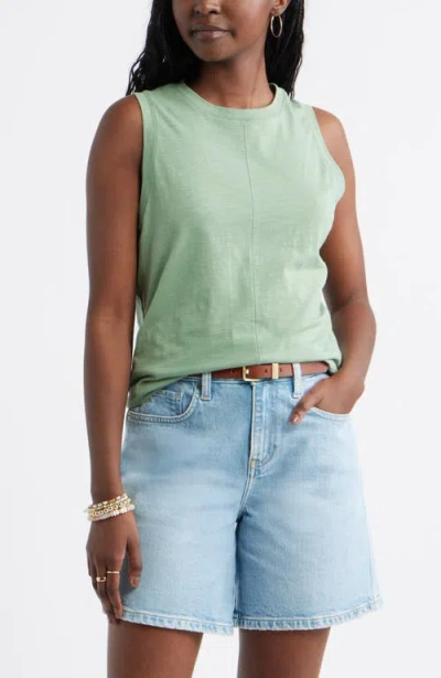 Caslonr Caslon(r) Swing Sleeveless Top In Green