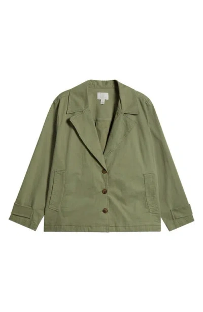 Caslonr Caslon(r) Swing Trench Jacket In Olive Acorn