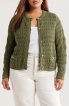Caslonr Caslon(r) Textured Sweater Jacket