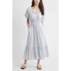 Caslonr Caslon(r) Tie Front Linen Blend Maxi Sundress