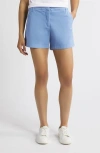 Shop Caslonr Caslon(r) Twill Shorts In Blue Cornflower