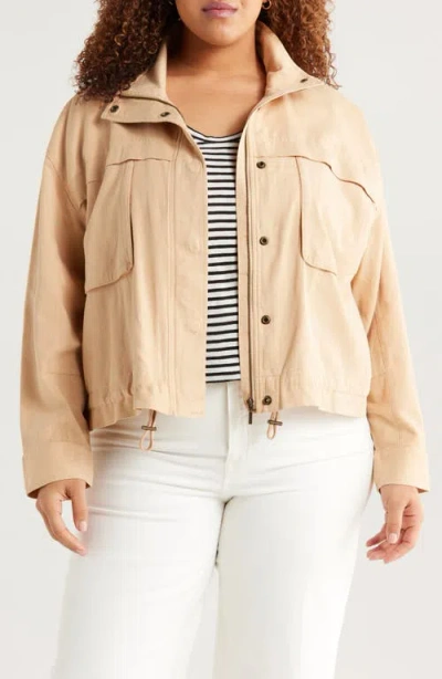 Caslonr Caslon(r) Utility Jacket In Tan Shore