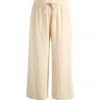 Caslonr Caslon(r) Wide Leg Crop Cotton Gauze Pants
