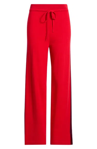 Caslonr Caslon(r) Wide Leg Sweater Pants In Red