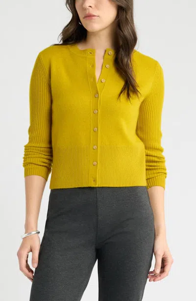 Caslonr Caslon(r) Wool & Cashmere Blend Cardigan In Pattern