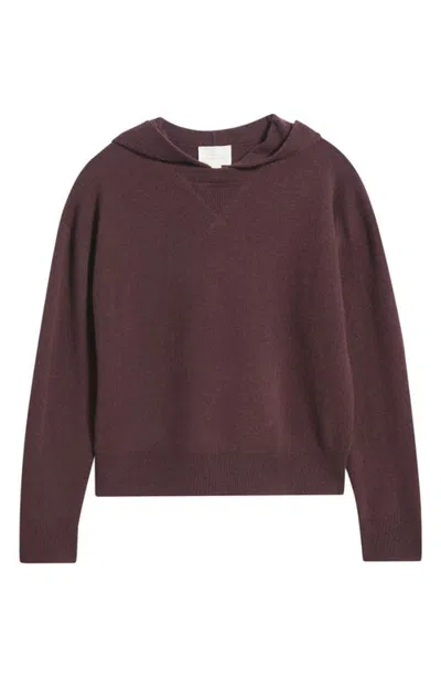 Caslonr Caslon(r) Wool & Cashmere Blend Hoodie Sweater In Brown