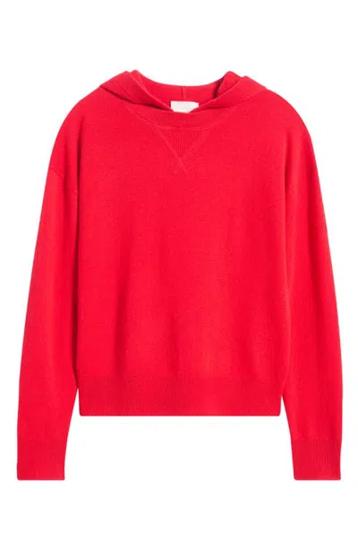 Caslonr Caslon(r) Wool & Cashmere Blend Hoodie Sweater In Red