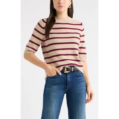 Caslonr Caslon(r) Wool & Cashmere Blend Roll Neck Sweater In Neutral