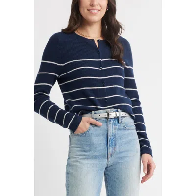 Caslonr Caslon(r) Wool & Cashmere Cardigan In Blue