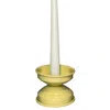 Caspal Yellow  Small Butter Glossy Candlestick In Yellow