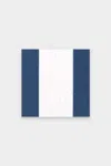Caspari Bandol Stripe Paper Cocktail Napkins In Navy