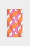 Caspari Color Theory Paper Guest Towel Napkins In Fuchsia