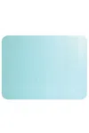 Caspari Lizard Felt-backed Placemat In Robin's Egg Blue
