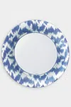 Caspari Modern Moiré Paper Dinner Plates In Blue