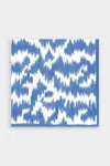 Caspari Modern Moiré Paper Luncheon Napkins In Blue