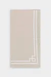Caspari Rive Gauche Cotton Tea Towel In Natural - Each