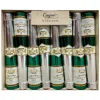 Caspari Sparkling Wine Bottle Luxury Cone Crackers, Set Of 8