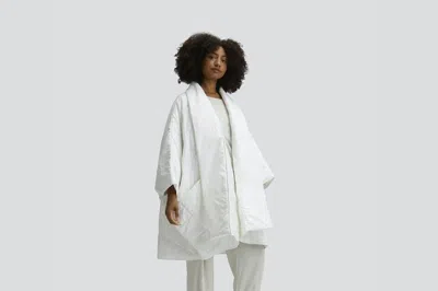 Casper Blanket Robe In White