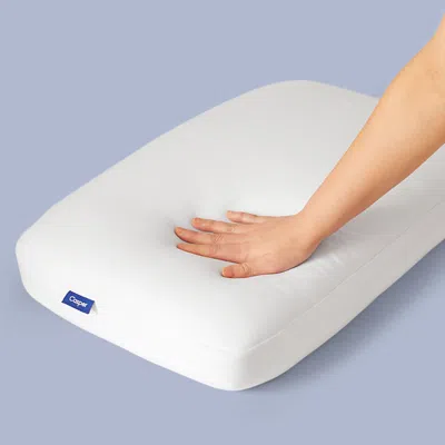 Casper Foam Pillow, Standard In White