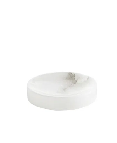 Cassadecor Corden Alabaster Soap Dish In White