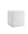 Cassadecor Corden Alabaster Wastebasket In White