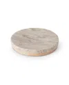 Cassadecor Dalton Marble Soap Dish In Beige