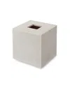 Cassadecor Dune Textured Resin Tissue Holder In Ivory