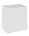Cassadecor Lacquer Wastebasket In White
