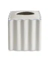 Cassadecor Mare Porcelain Tissue Box Cover In Cornflower Blue