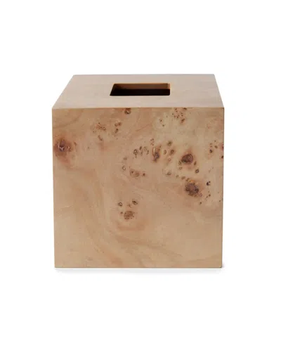 Cassadecor Petra Burl Wood Tissue Cover In Burled Wood