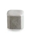 Cassadecor Regent Porcelain Bathroom Storage Jar In Gray