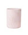 Cassadecor Rose Resin Wastebasket In Pale Pink