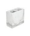 Cassadecor Tribeka Resin Toothbrush Holder In White