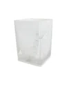 Cassadecor Tribeka Resin Wastebasket In White