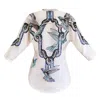 Cassandra Hone Women's Kimono Blouse - White In White