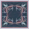 Cassandra Hone Women's Lobster & Prawn Mosaic Large Square Silk Scarf In Multi