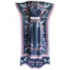 Cassandra Hone Women's Neutrals / Blue Lobster And Prawn Mosaic Kaftan In Blue
