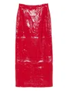 Cassell Embossed-effect Midi Skirt In Multi