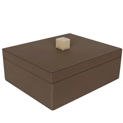 Pre-owned Cassigoli Brown Box With Lid