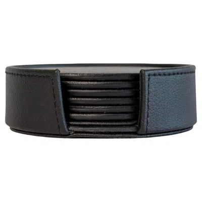 Pre-owned Cassigoli Coaster Set Gold In Black