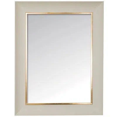 Pre-owned Cassigoli Lux Leather Mirror In Gold