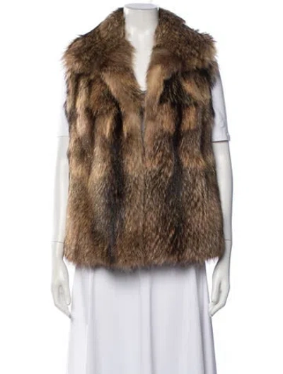 Pre-owned Cassin Vest In Brown