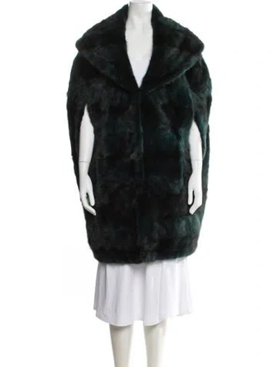 Pre-owned Cassin Vintage Goat Fur Fur Coat In Multi