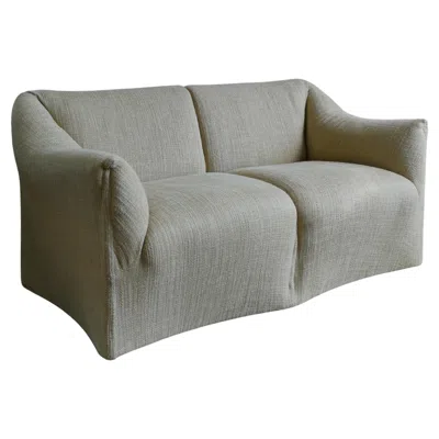 Pre-owned Cassina 1970s Mario Bellini For  Tentazione Loveseat In Gray