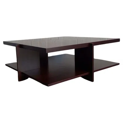 Pre-owned Cassina 623 Lewis Coffee Table By Frank Lloyd Wright For  In Brown